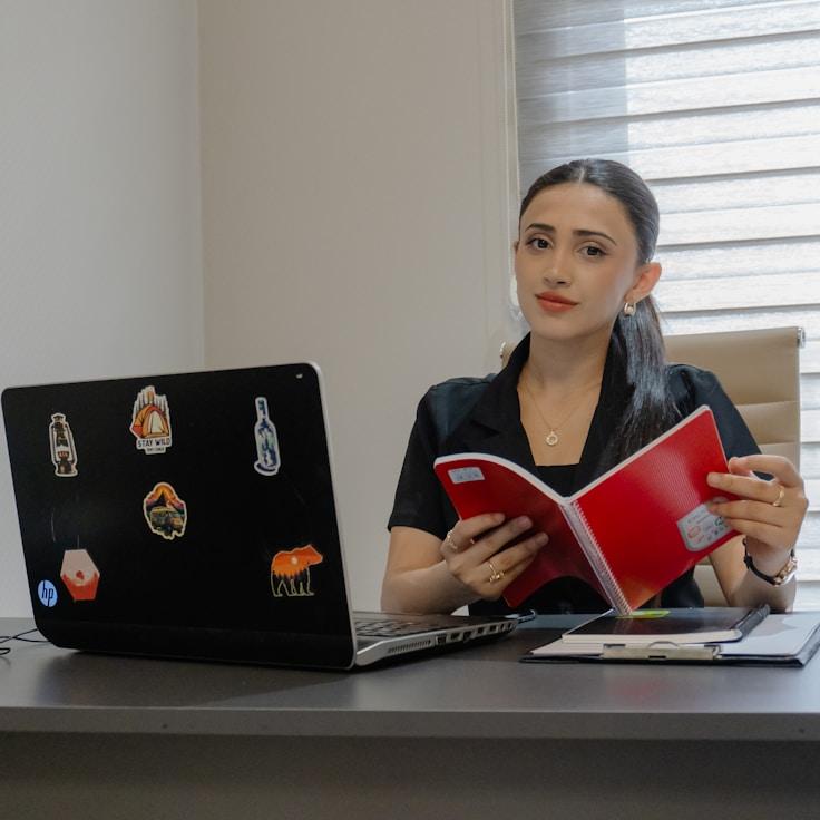 Mobile app project planning workspace with devices and development tools